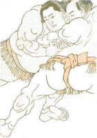 江戸時代の相撲の絵